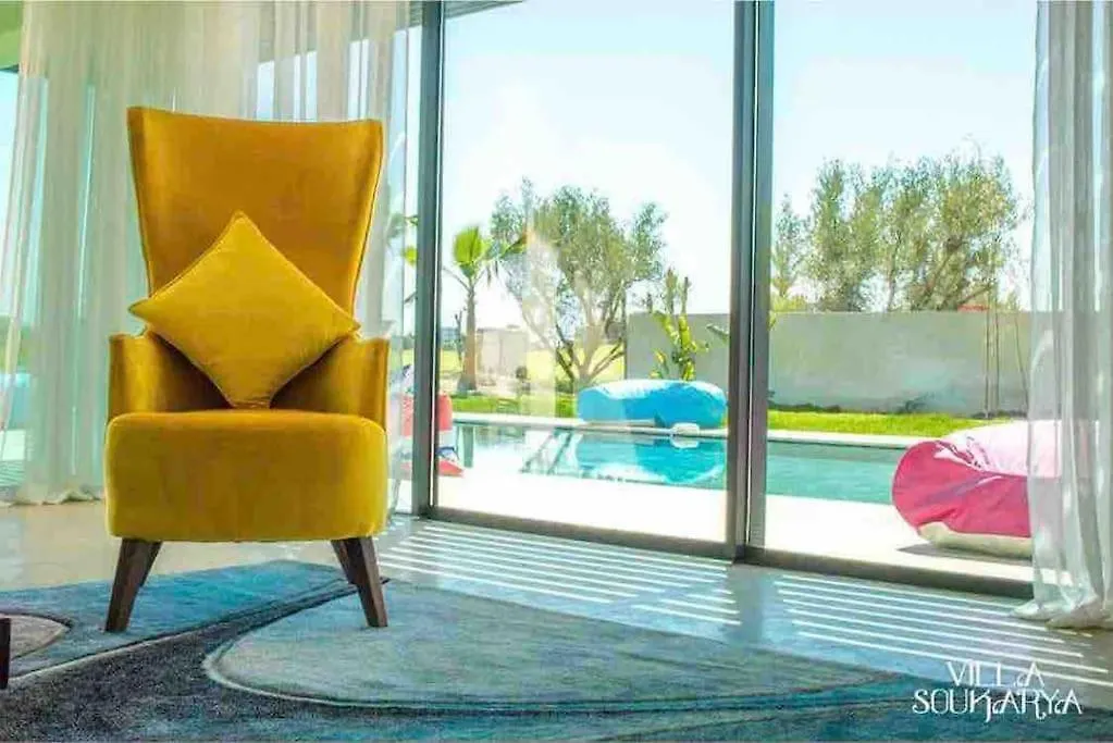 Magnifique Villa Sur Front De Golf Amelkis Marakeş Fas